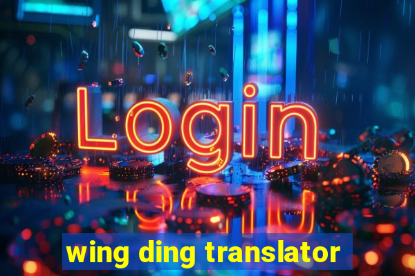 wing ding translator